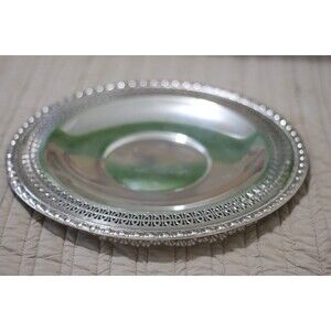 Rogers Bro #1721 Silver Plated Round Platter/Tray